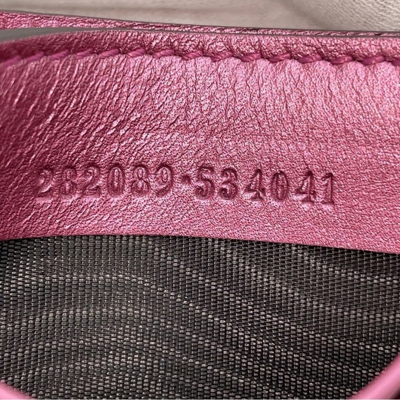 Auth GUCCI MicroGG Guccissima
Shima Leather Pink Card Case - Picture 15 of 16